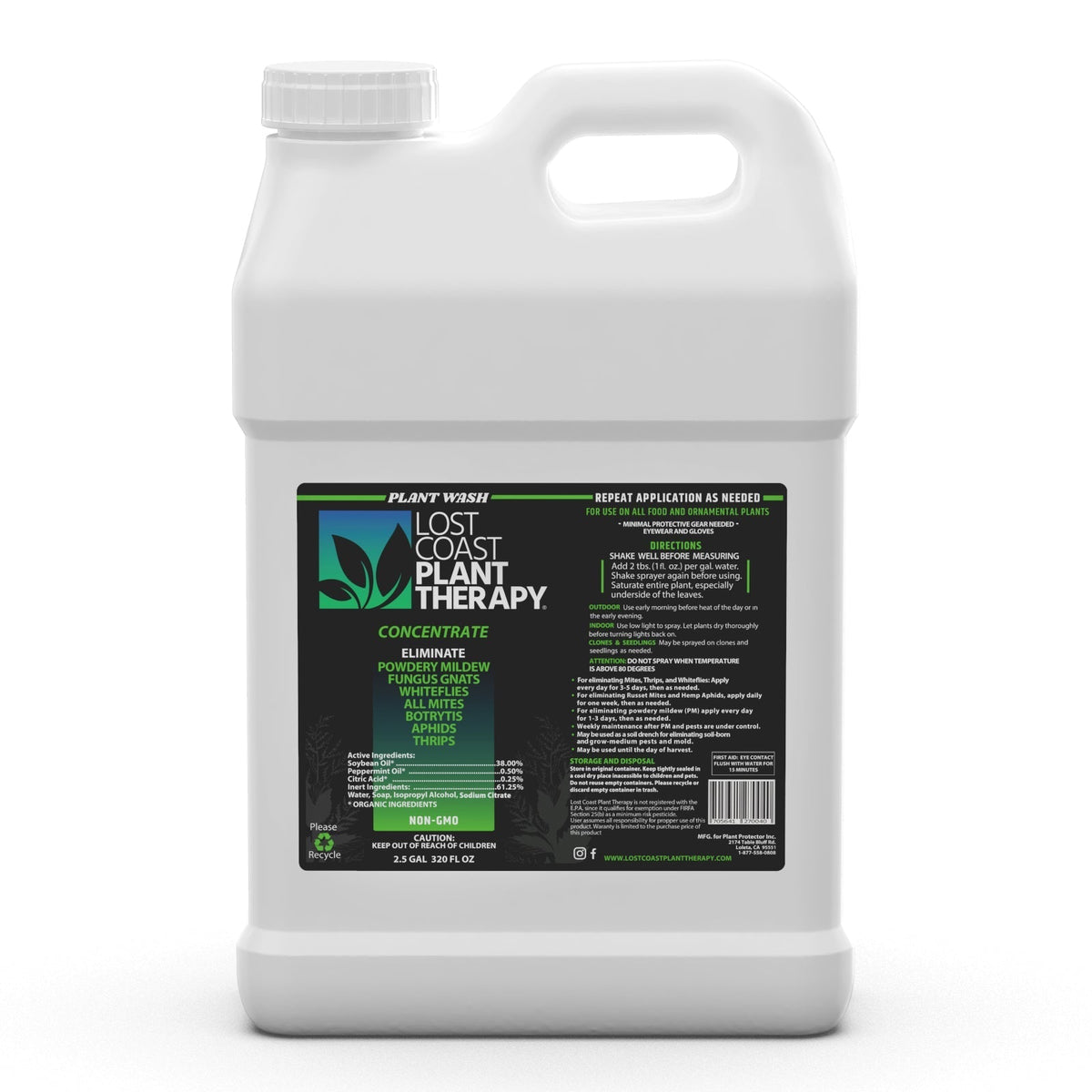 Lost Coast Plant Therapy concentrate 10 L container