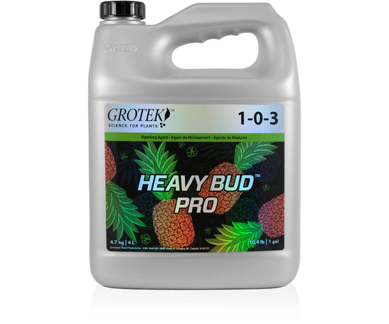 Heavy Bud Pro 4L nutrient for ripening stage, improves flavour, aroma and harvest quality
