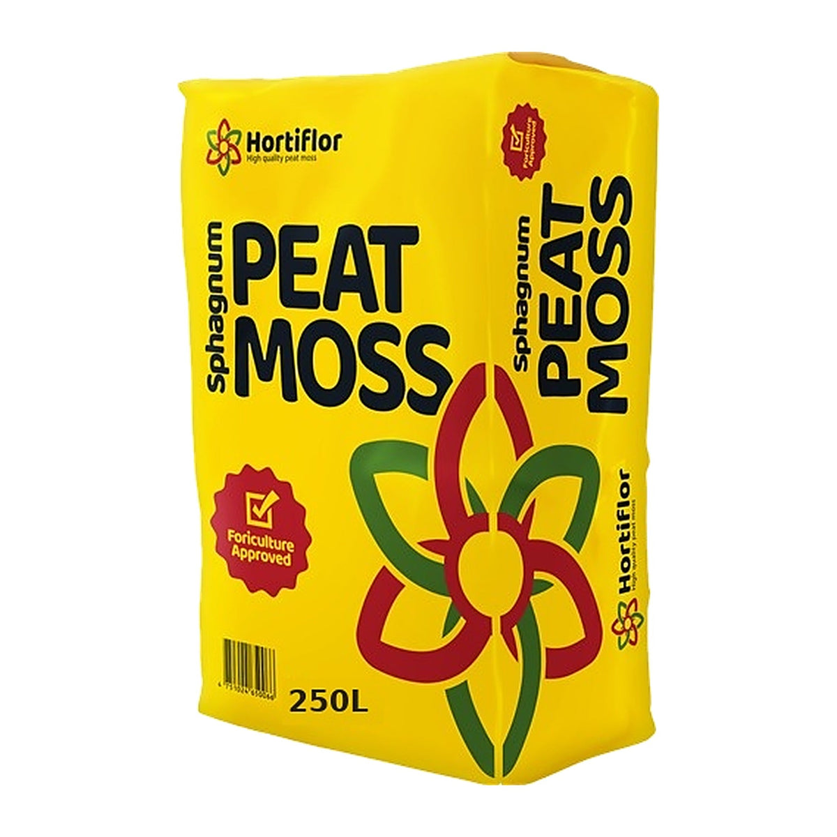 Hortiflor® Sphagnum Peat Moss 250L bag, produced in Latvia by Nord Agri SIA