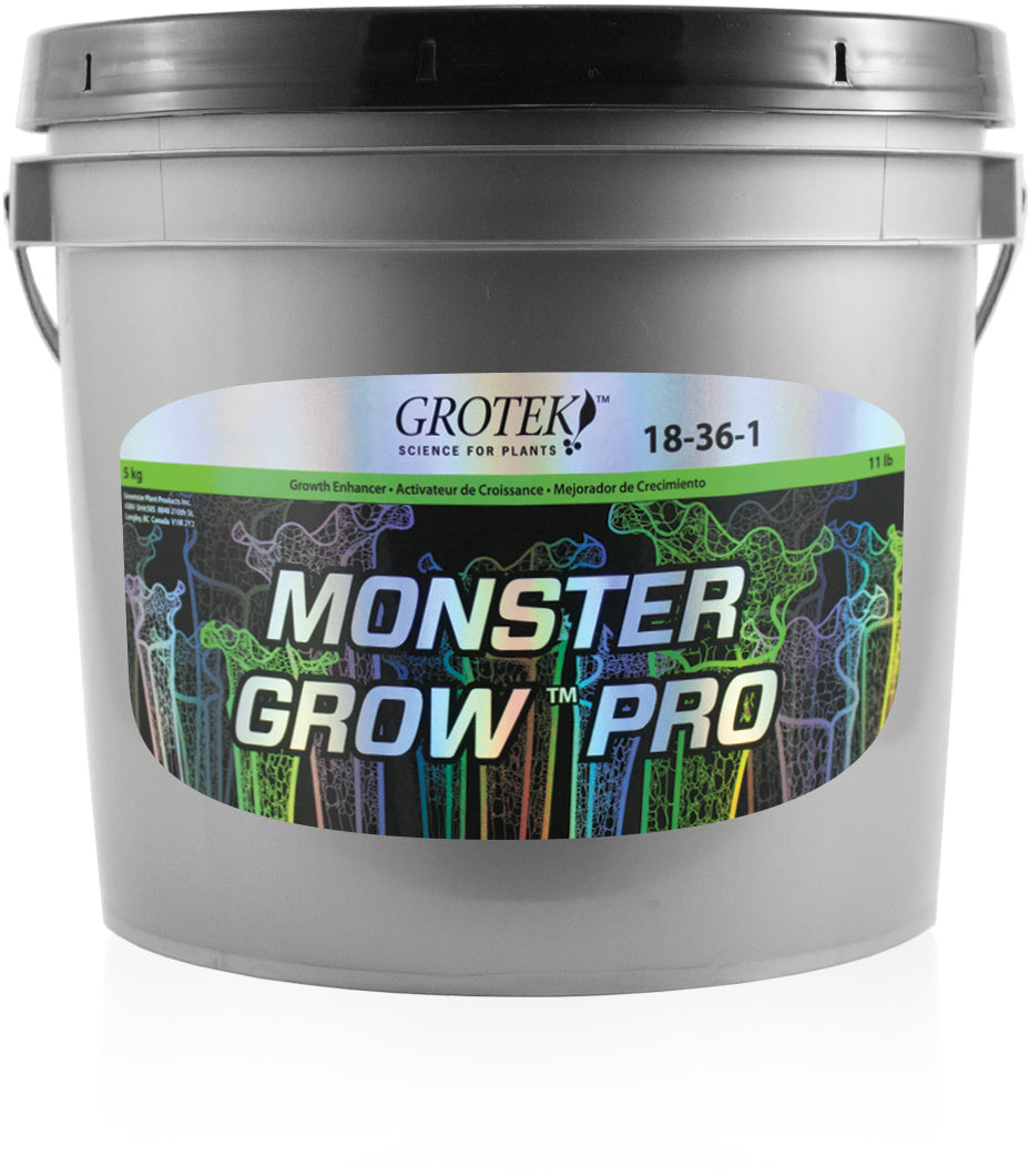 Monster Grow Pro water soluble fertilizer for vegetative plant growth and strong root development