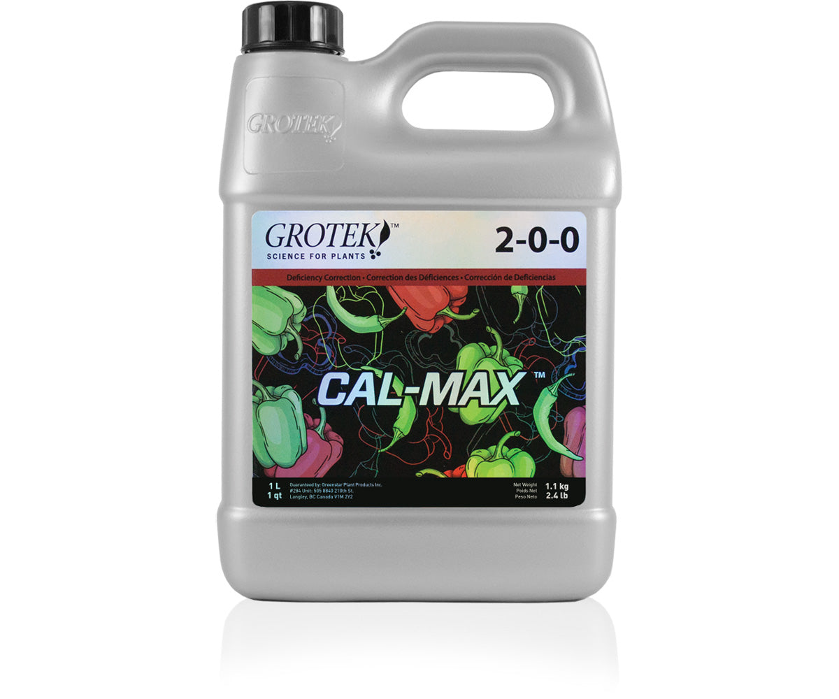 Cal-Max 1L nutrient solution correcting calcium, magnesium and iron deficiencies in plants