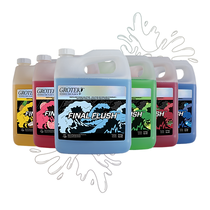 Final Flush unscented fertilizer rinse solution removing salt buildup for cleaner harvest