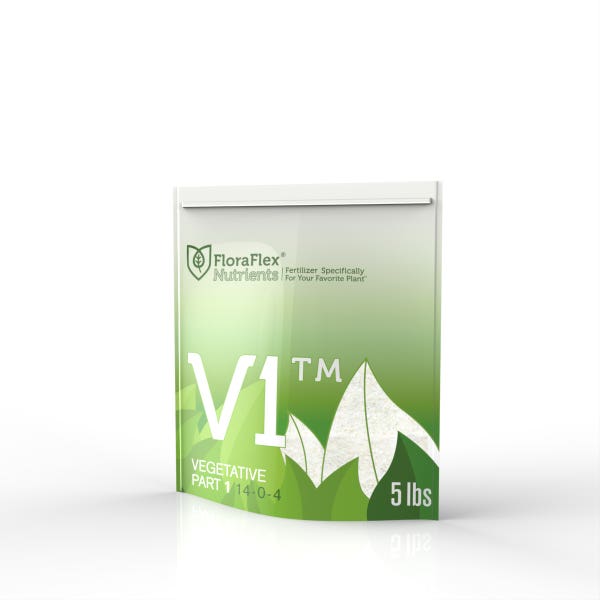 FloraFlex Nutrients V1 5LB water soluble nutrients supporting healthy vegetative stage